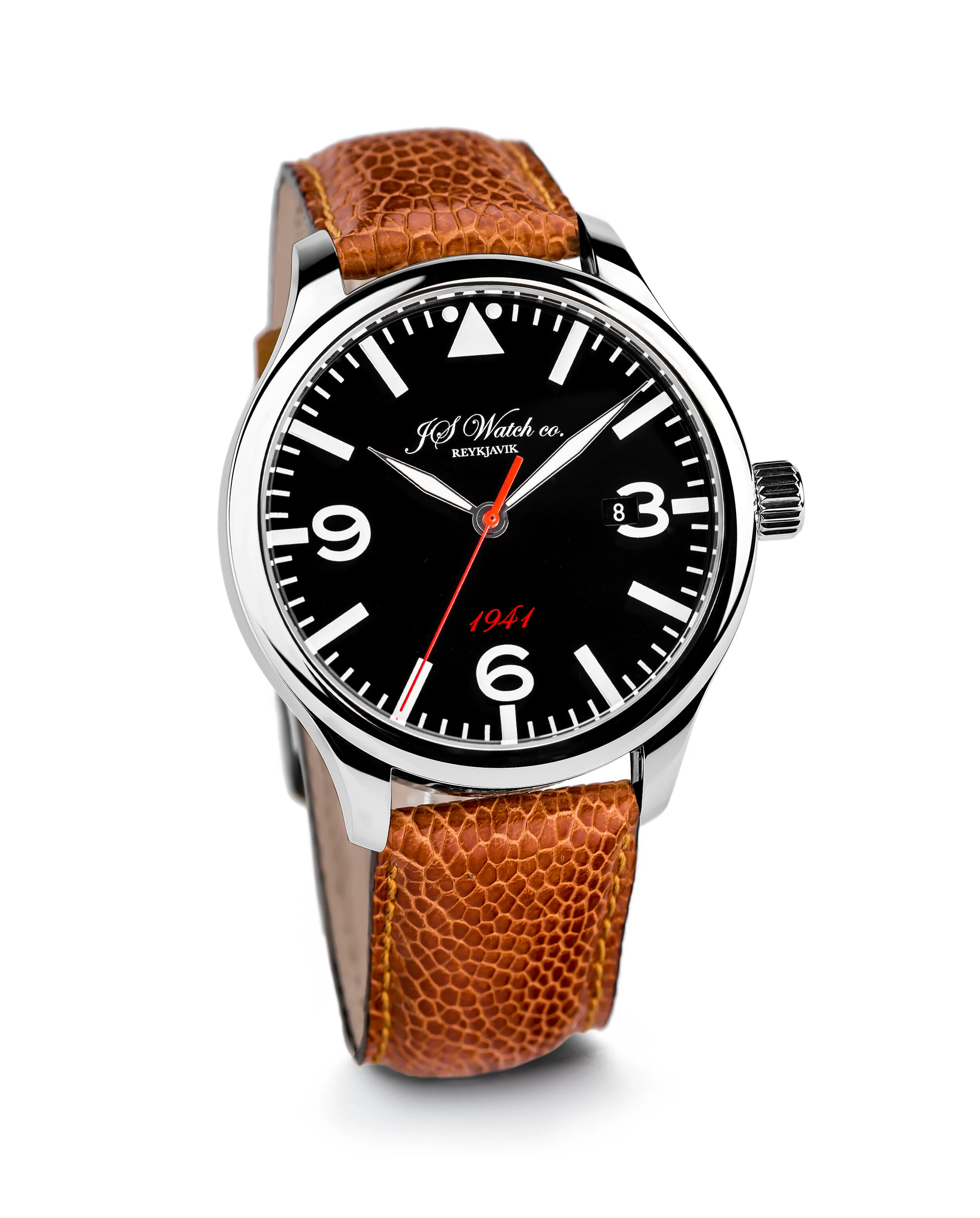 JS Watch Company Reykjavik — Frisland 1941 Black